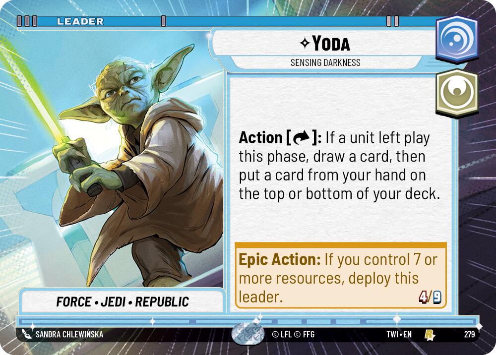 Yoda - Sensing Darkness (279) (Hyperspace) (279) [Twilight of the Republic] | Deep Dive Games St. Marys