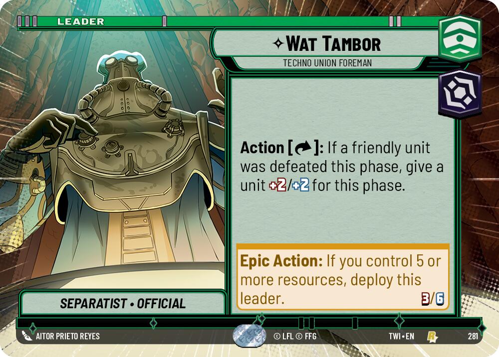 Wat Tambor - Techno Union Foreman (281) (Hyperspace) (281) [Twilight of the Republic] | Deep Dive Games St. Marys