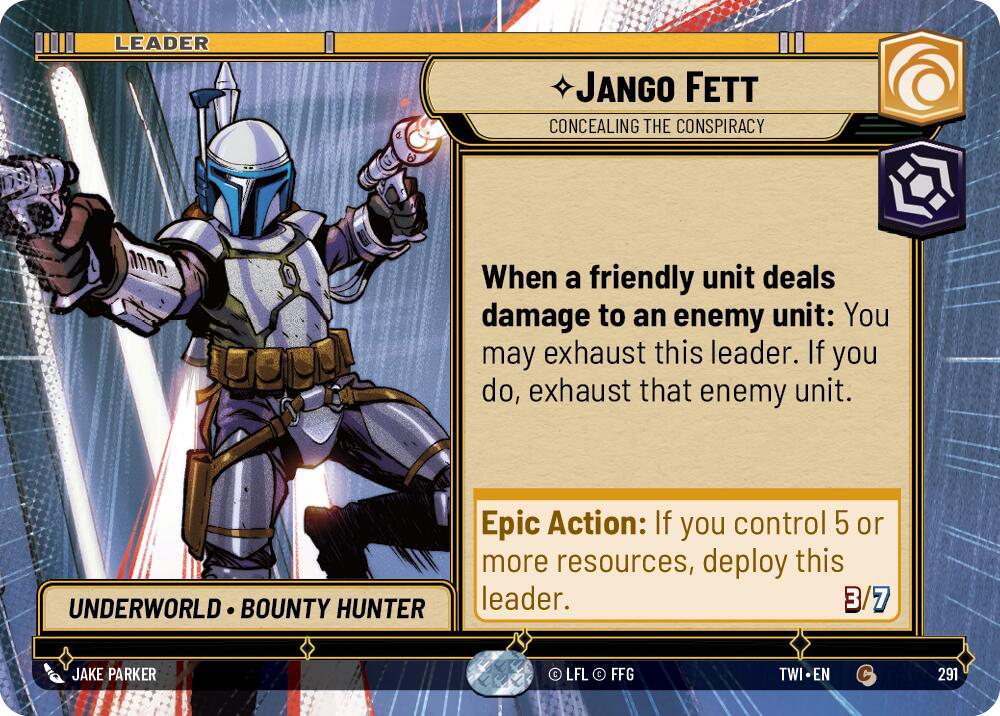 Jango Fett - Concealing the Conspiracy (291) (Hyperspace) (291) [Twilight of the Republic] | Deep Dive Games St. Marys