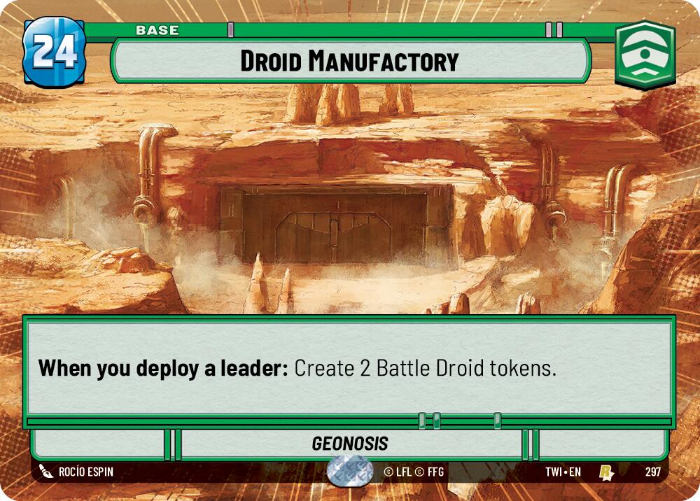 Droid Manufactory (297) (Hyperspace) (297) [Twilight of the Republic] | Deep Dive Games St. Marys