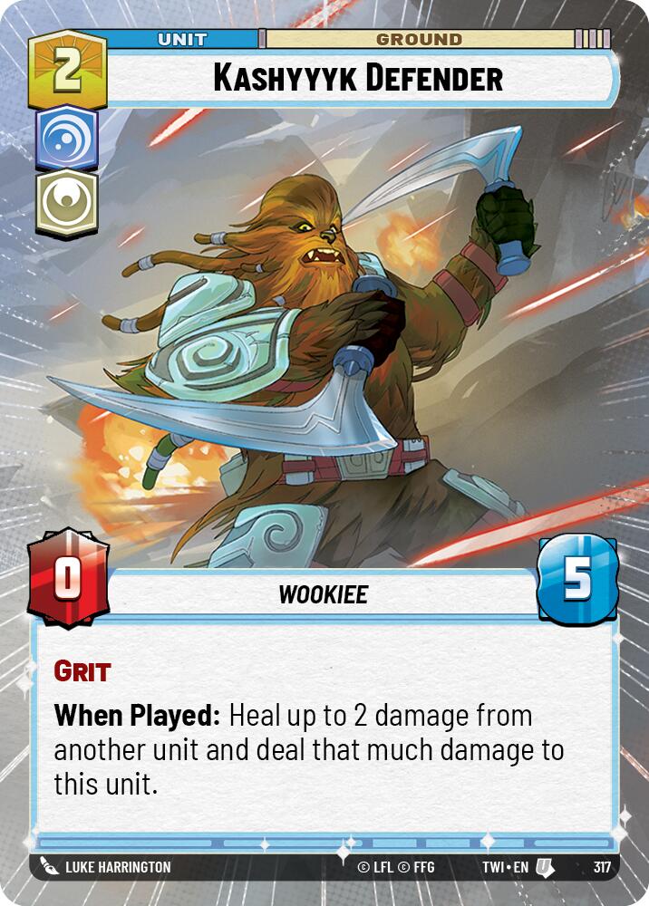 Kashyyyk Defender (317) (Hyperspace) (317) [Twilight of the Republic] | Deep Dive Games St. Marys