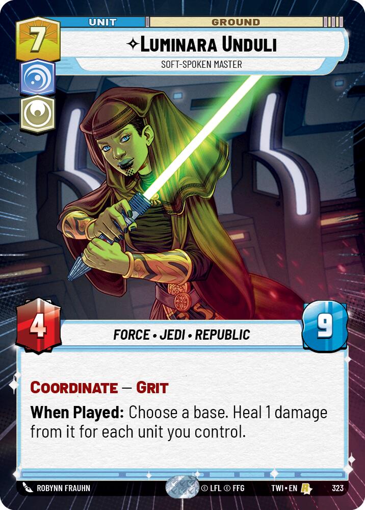Luminara Unduli - Soft-Spoken Master (323) (Hyperspace) (323) [Twilight of the Republic] | Deep Dive Games St. Marys