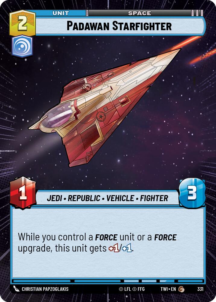 Padawan Starfighter (331) (Hyperspace) (331) [Twilight of the Republic] | Deep Dive Games St. Marys