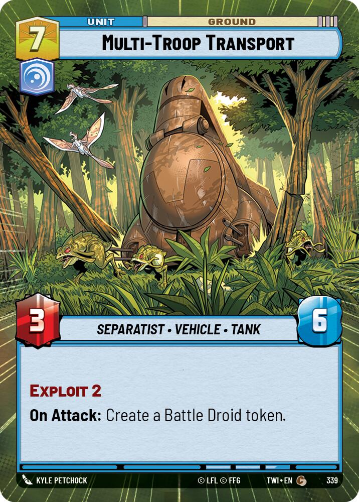 Multi-Troop Transport (339) (Hyperspace) (339) [Twilight of the Republic] | Deep Dive Games St. Marys