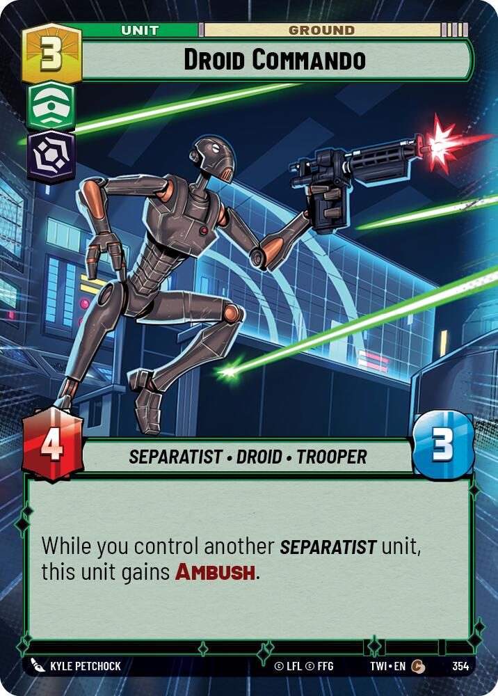 Droid Commando (354) (Hyperspace) (354) [Twilight of the Republic] | Deep Dive Games St. Marys