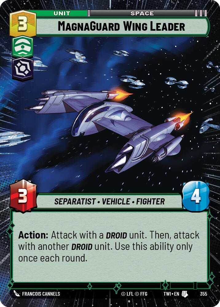 MagnaGuard Wing Leader (355) (Hyperspace) (355) [Twilight of the Republic] | Deep Dive Games St. Marys