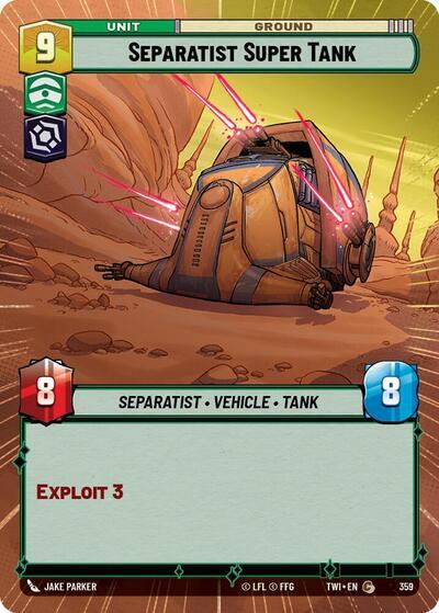 Separatist Super Tank (359) (Hyperspace) (359) [Twilight of the Republic] | Deep Dive Games St. Marys