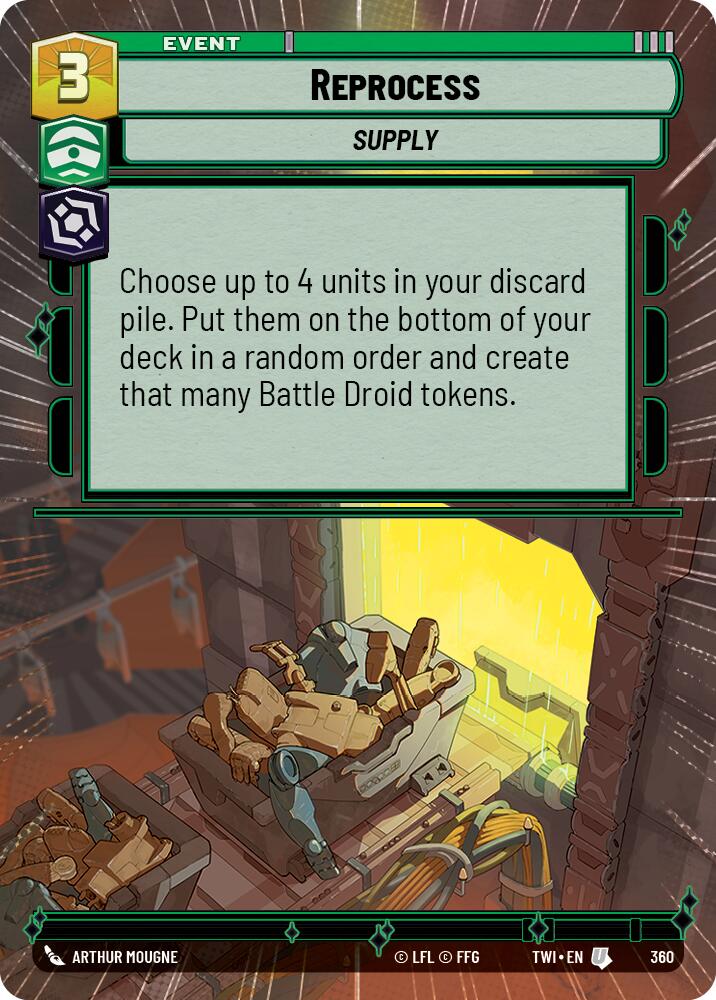 Reprocess (360) (Hyperspace) (360) [Twilight of the Republic] | Deep Dive Games St. Marys
