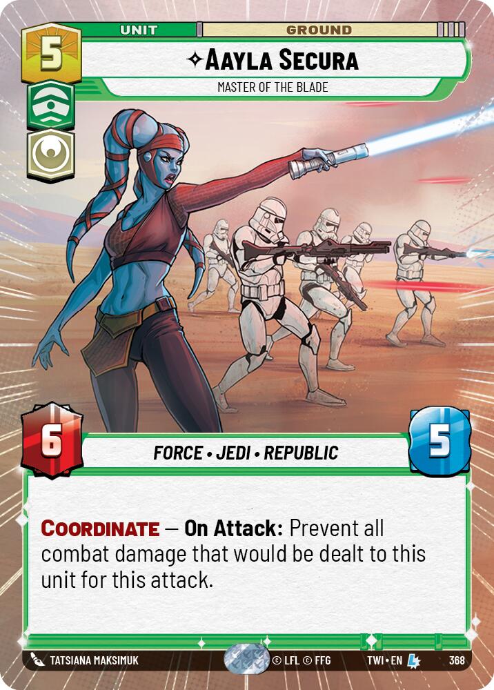 Aayla Secura - Master of the Blade (368) (Hyperspace) (368) [Twilight of the Republic] | Deep Dive Games St. Marys
