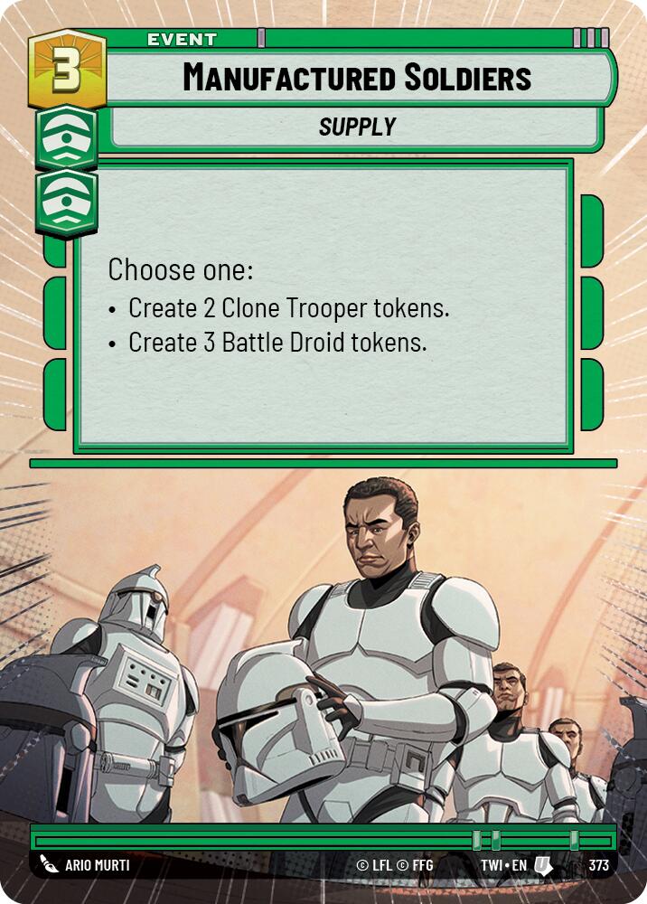 Manufactured Soldiers (373) (Hyperspace) (373) [Twilight of the Republic] | Deep Dive Games St. Marys