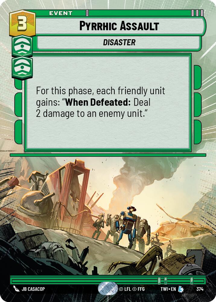 Pyrrhic Assault (374) (Hyperspace) (374) [Twilight of the Republic] | Deep Dive Games St. Marys
