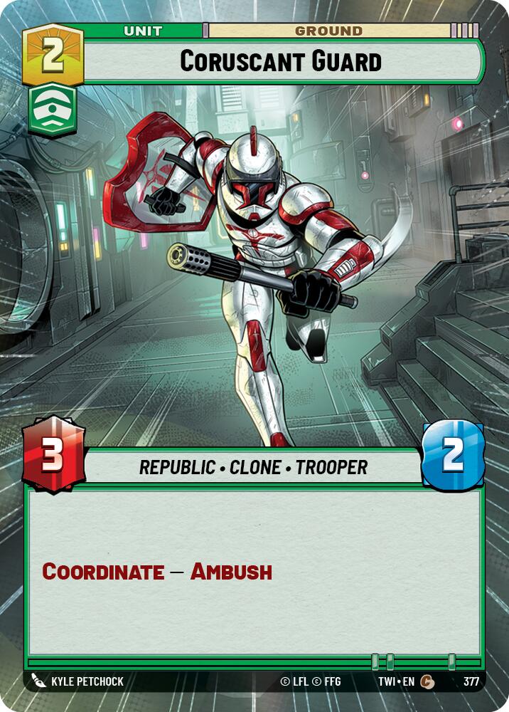 Coruscant Guard (377) (Hyperspace) (377) [Twilight of the Republic] | Deep Dive Games St. Marys