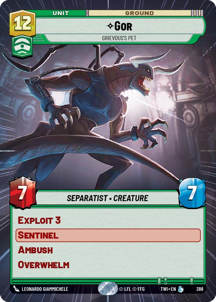 Gor - Grievous's Pet (388) (Hyperspace) (388) [Twilight of the Republic] | Deep Dive Games St. Marys