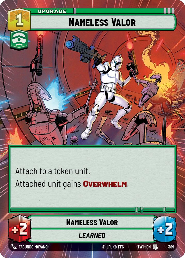Nameless Valor (389) (Hyperspace) (389) [Twilight of the Republic] | Deep Dive Games St. Marys