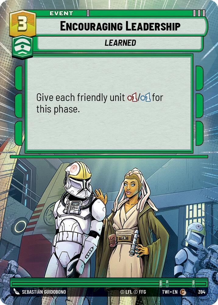 Encouraging Leadership (394) (Hyperspace) (394) [Twilight of the Republic] | Deep Dive Games St. Marys