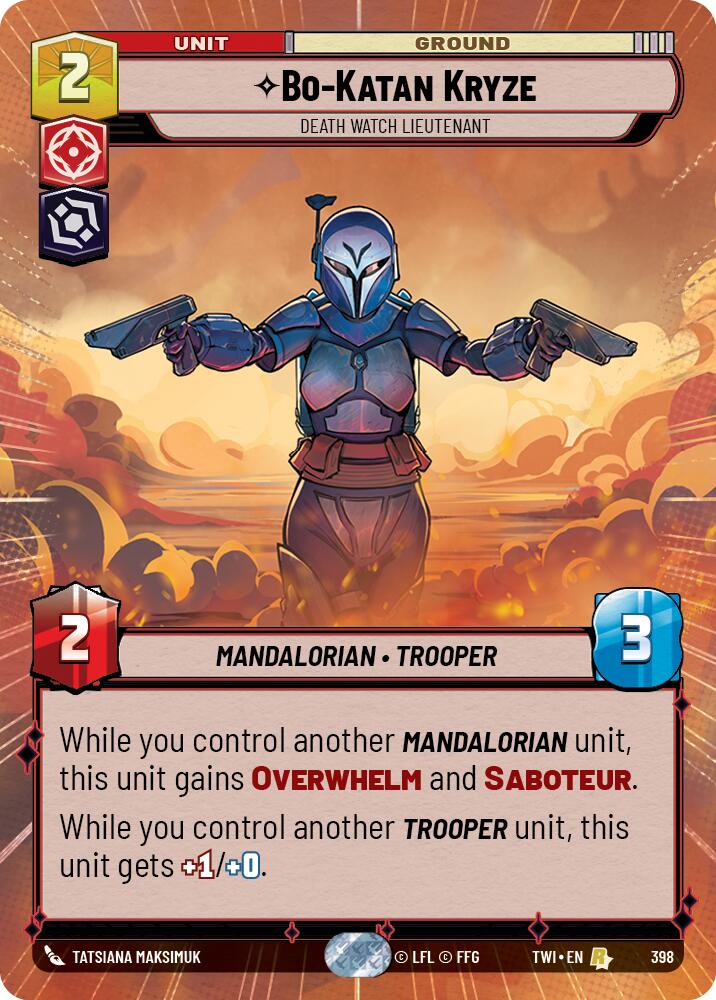 Bo-Katan Kryze - Death Watch Lieutenant (398) (Hyperspace) (398) [Twilight of the Republic] | Deep Dive Games St. Marys