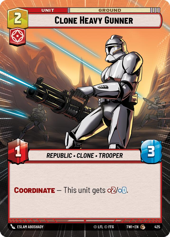 Clone Heavy Gunner (425) (Hyperspace) (425) [Twilight of the Republic] | Deep Dive Games St. Marys