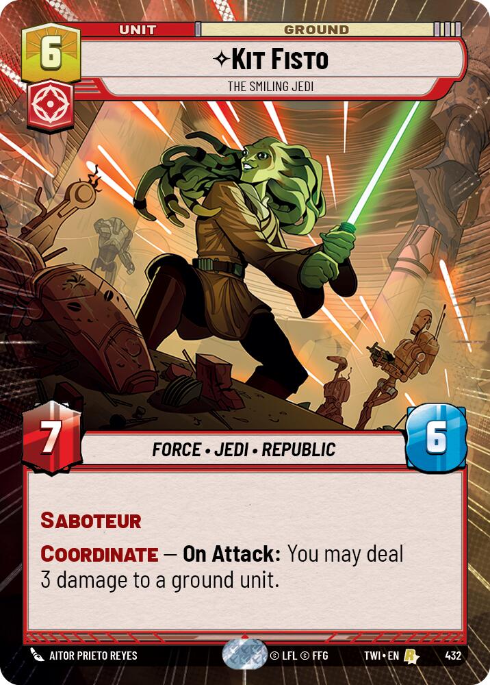 Kit Fisto - The Smiling Jedi (432) (Hyperspace) (432) [Twilight of the Republic] | Deep Dive Games St. Marys