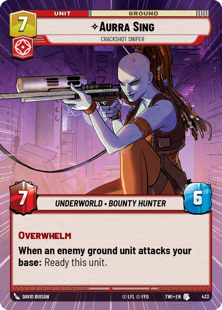 Aurra Sing - Crackshot Sniper (433) (Hyperspace) (433) [Twilight of the Republic] | Deep Dive Games St. Marys