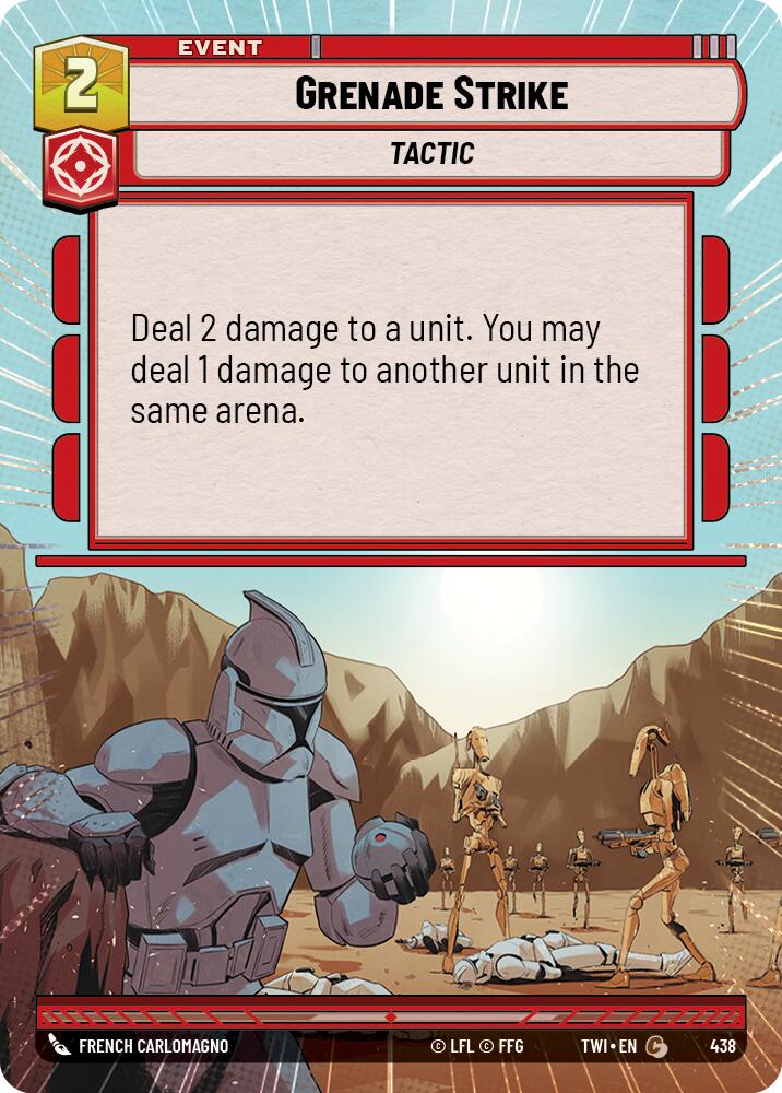 Grenade Strike (438) (Hyperspace) (438) [Twilight of the Republic] | Deep Dive Games St. Marys