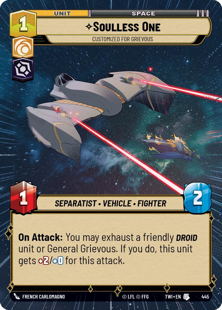 Soulless One - Customized for Grievous (445) (Hyperspace) (445) [Twilight of the Republic] | Deep Dive Games St. Marys