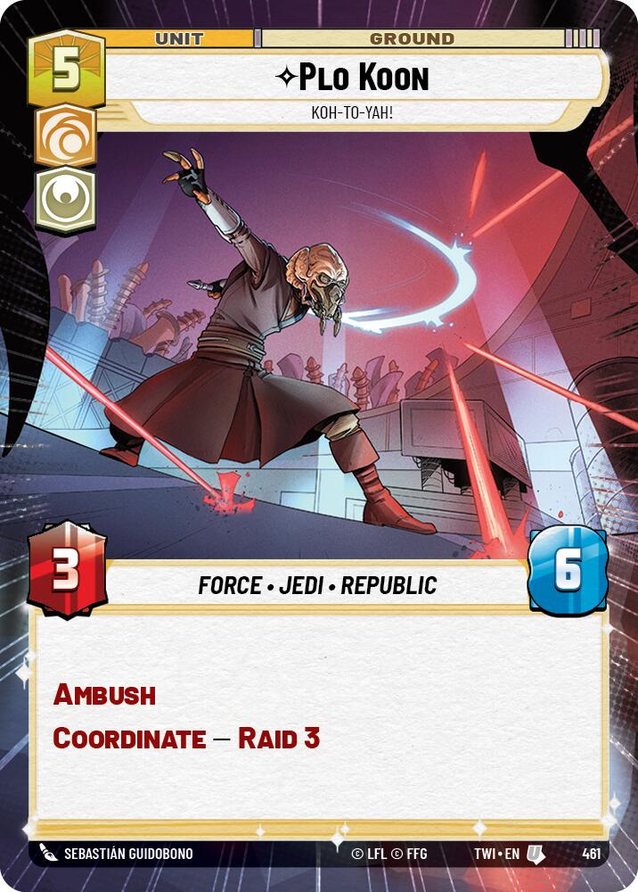 Plo Koon - Koh-to-yah! (461) (Hyperspace) (461) [Twilight of the Republic] | Deep Dive Games St. Marys