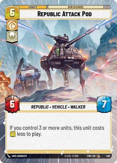 Republic Attack Pod (462) (Hyperspace) (462) [Twilight of the Republic] | Deep Dive Games St. Marys