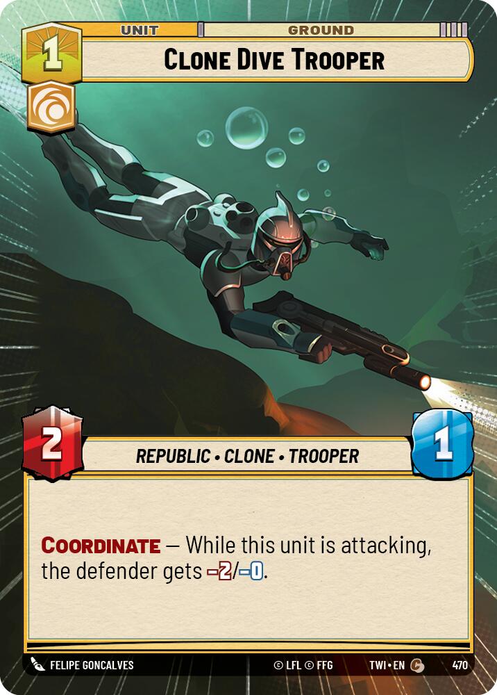 Clone Dive Trooper (470) (Hyperspace) (470) [Twilight of the Republic] | Deep Dive Games St. Marys