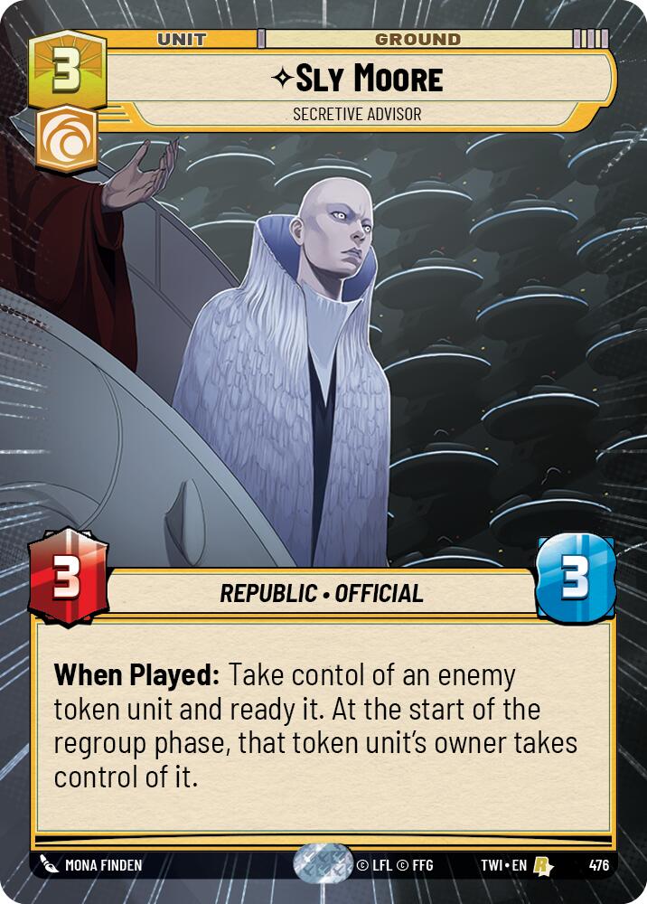 Sly Moore - Secretive Advisor (476) (Hyperspace) (476) [Twilight of the Republic] | Deep Dive Games St. Marys