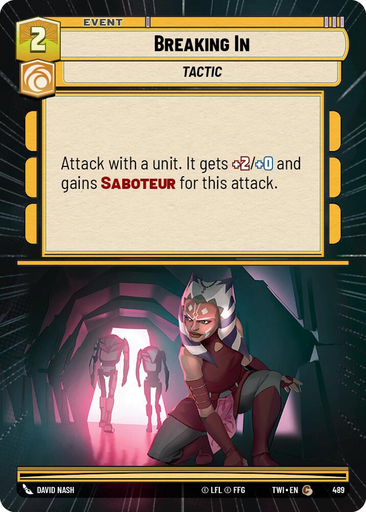 Breaking In (489) (Hyperspace) (489) [Twilight of the Republic] | Deep Dive Games St. Marys