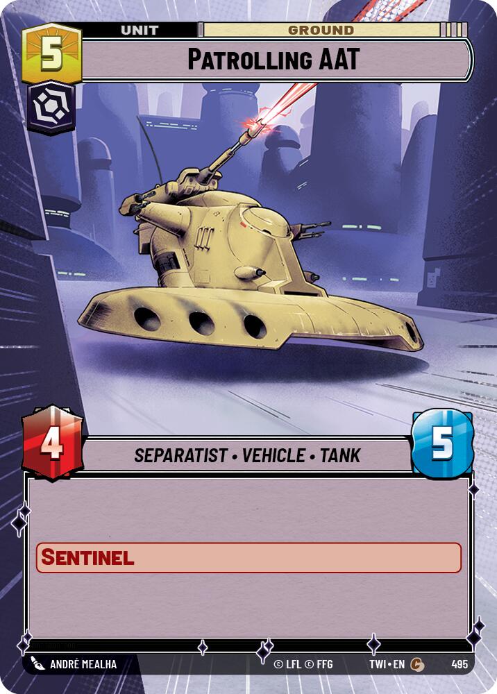 Patrolling AAT (495) (Hyperspace) (495) [Twilight of the Republic] | Deep Dive Games St. Marys