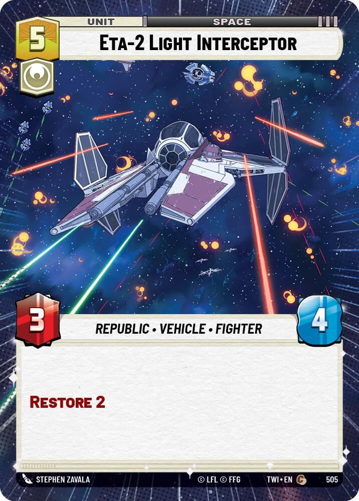 Eta-2 Light Interceptor (505) (Hyperspace) (505) [Twilight of the Republic] | Deep Dive Games St. Marys