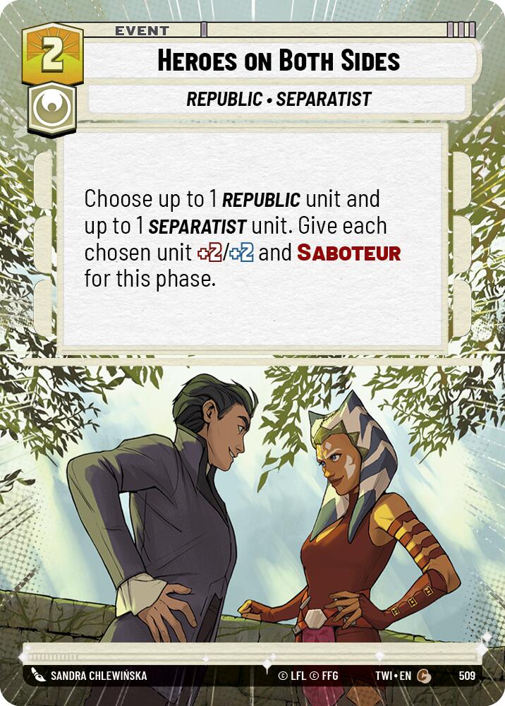 Heroes on Both Sides (509) (Hyperspace) (509) [Twilight of the Republic] | Deep Dive Games St. Marys