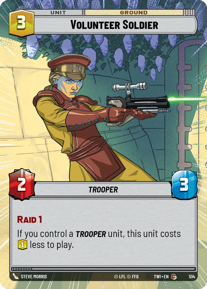 Volunteer Soldier (514) (Hyperspace) (514) [Twilight of the Republic] | Deep Dive Games St. Marys