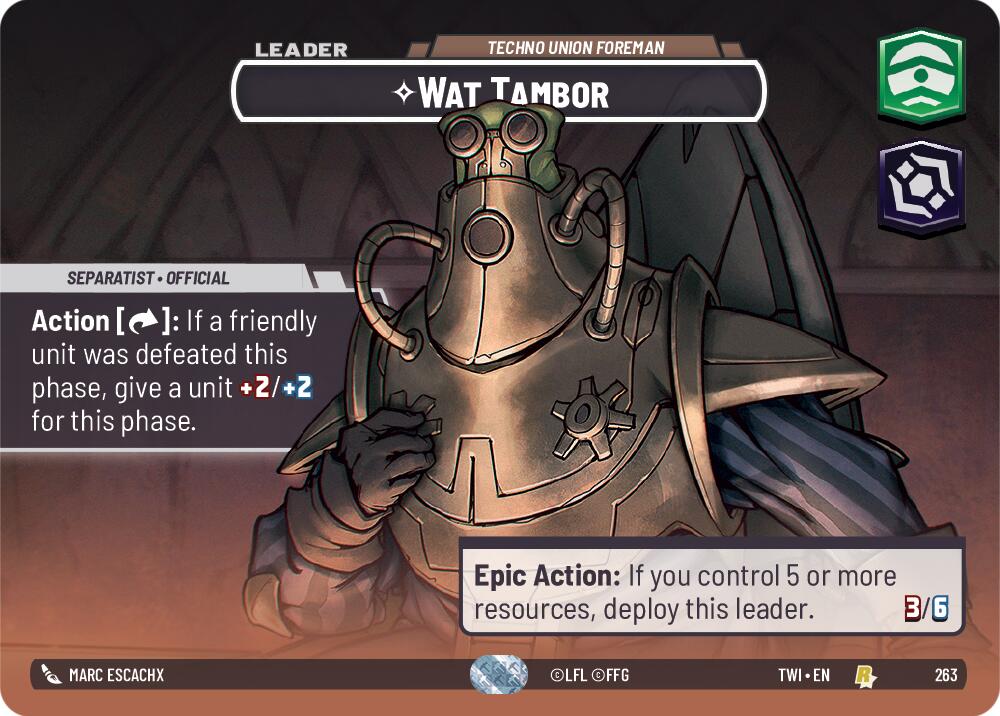 Wat Tambor - Techno Union Foreman (263) (Showcase) (263) [Twilight of the Republic] | Deep Dive Games St. Marys