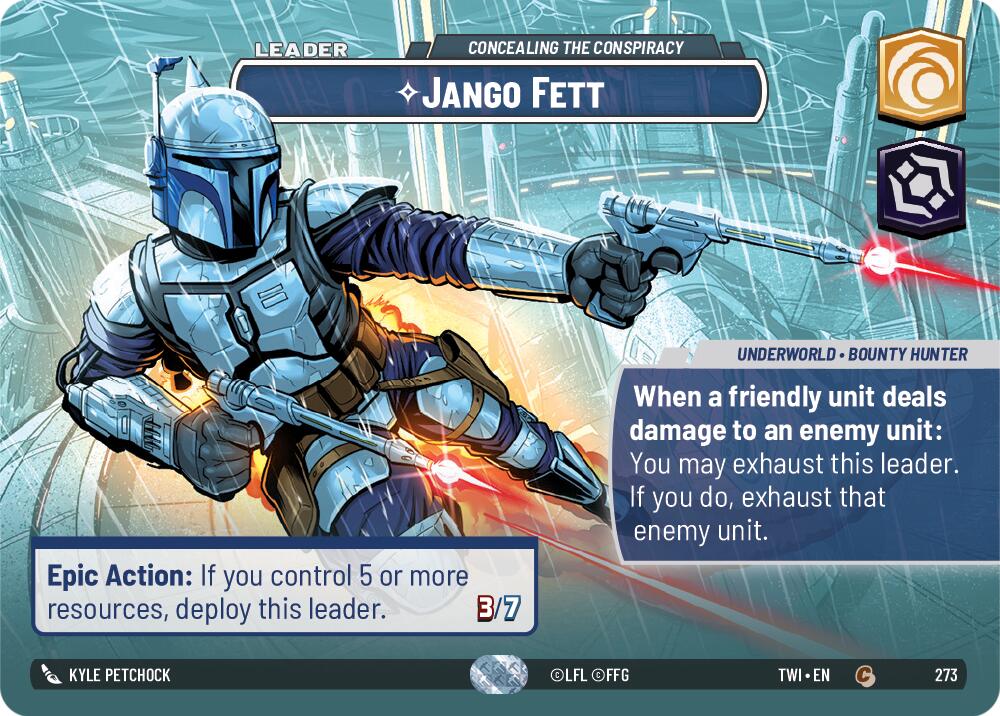 Jango Fett - Concealing the Conspiracy (273) (Showcase) (273) [Twilight of the Republic] | Deep Dive Games St. Marys