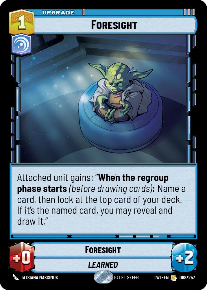 Foresight (068/257) (068/257) [Twilight of the Republic] | Deep Dive Games St. Marys