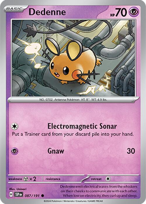 Dedenne (087/191) [Scarlet & Violet: Surging Sparks] | Deep Dive Games St. Marys