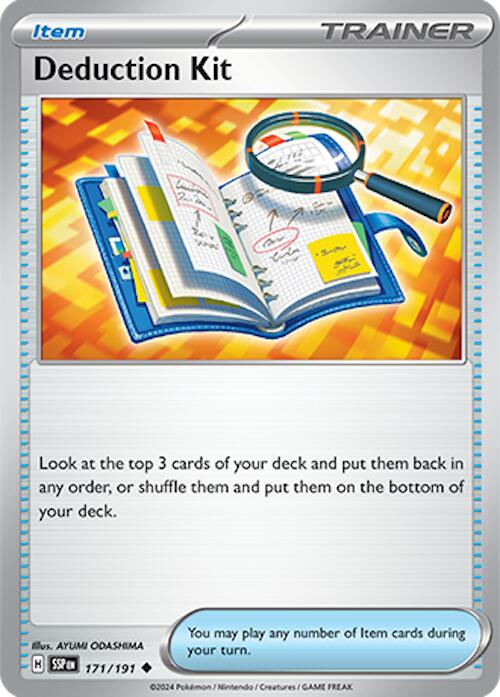 Deduction Kit (171/191) [Scarlet & Violet: Surging Sparks] | Deep Dive Games St. Marys