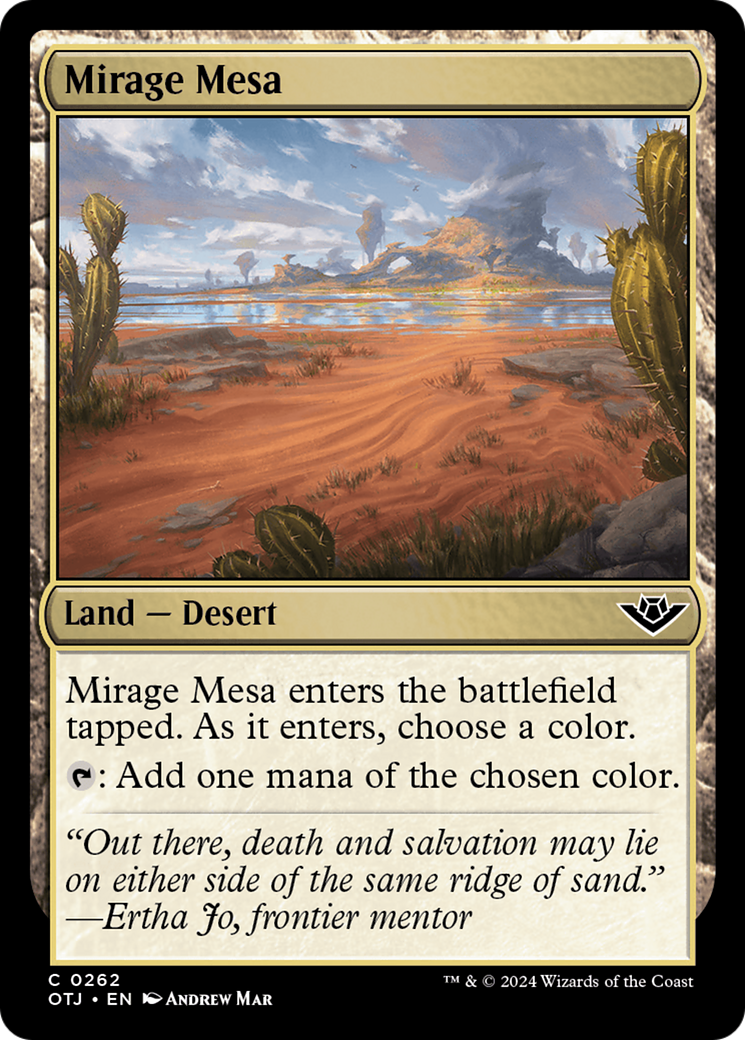 Mirage Mesa [Outlaws of Thunder Junction] | Deep Dive Games St. Marys