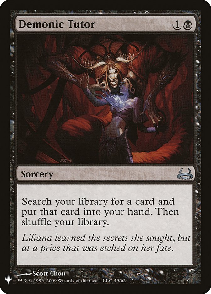 Demonic Tutor [Mystery Booster] | Deep Dive Games St. Marys