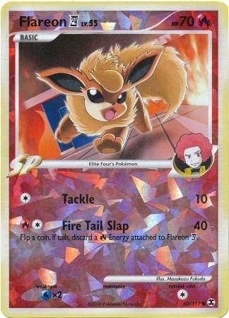 Flareon (60/111) (Cracked Ice) [Platinum: Rising Rivals] | Deep Dive Games St. Marys