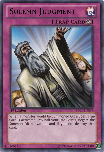 Solemn Judgment [BP01-EN047] Rare | Deep Dive Games St. Marys