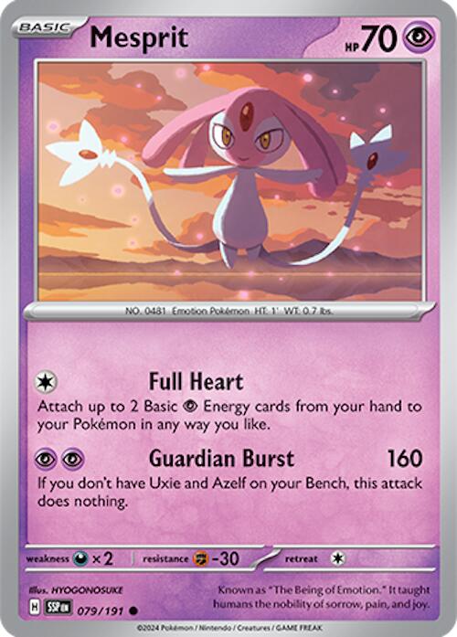 Mesprit (079/191) [Scarlet & Violet: Surging Sparks] | Deep Dive Games St. Marys