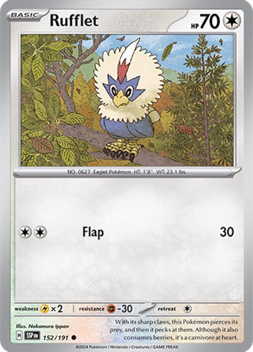 Rufflet (152/191) [Scarlet & Violet: Surging Sparks] | Deep Dive Games St. Marys