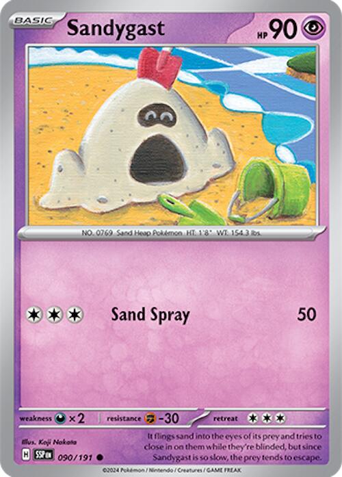Sandygast (090/191) [Scarlet & Violet: Surging Sparks] | Deep Dive Games St. Marys