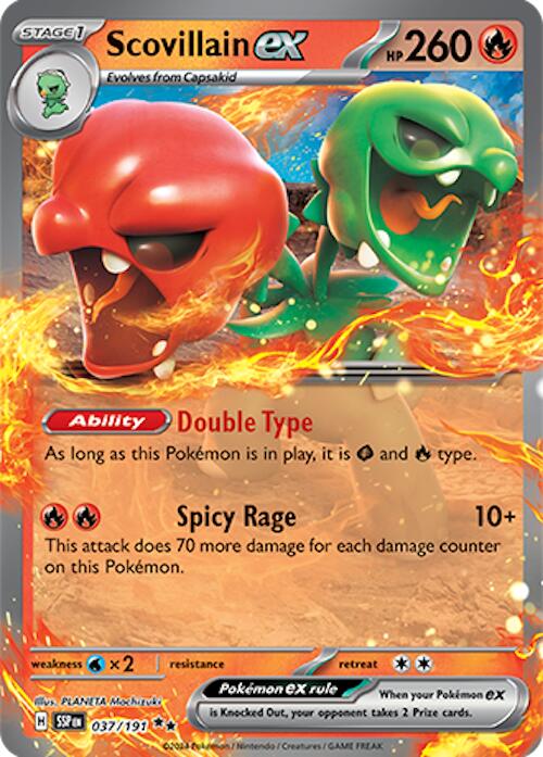 Scovillain ex (037/191) [Scarlet & Violet: Surging Sparks] | Deep Dive Games St. Marys