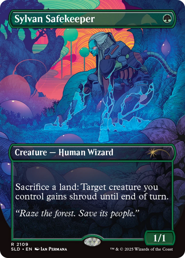 Sylvan Safekeeper (Galaxy Foil) [Secret Lair Drop Series] | Deep Dive Games St. Marys