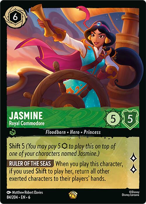 Jasmine - Royal Commodore (84/204) [Azurite Sea] | Deep Dive Games St. Marys