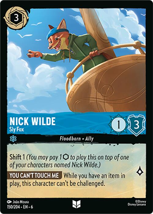 Nick Wilde - Sly Fox (150/204) [Azurite Sea] | Deep Dive Games St. Marys